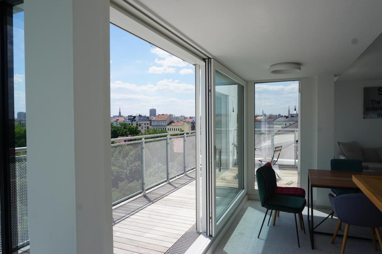 Augartenblick Penthauscombo 15/16 - Blick Zum Riesenrad Apartment Vienna Exterior photo